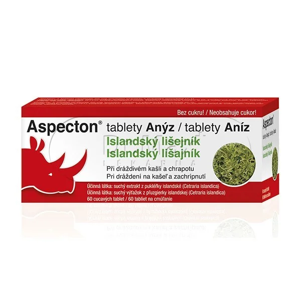 ASPECTON tablety na kašel anýz 60ks