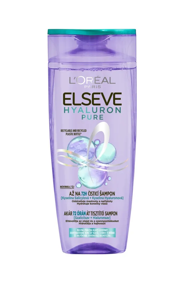 Loréal Paris Elseve Hyaluron Pure rehydratační šampon 400 ml