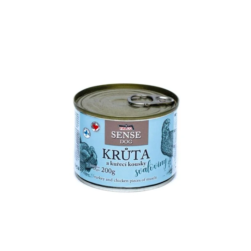 Sokol Falco SENSE DOG krůta a kuřecí 200g