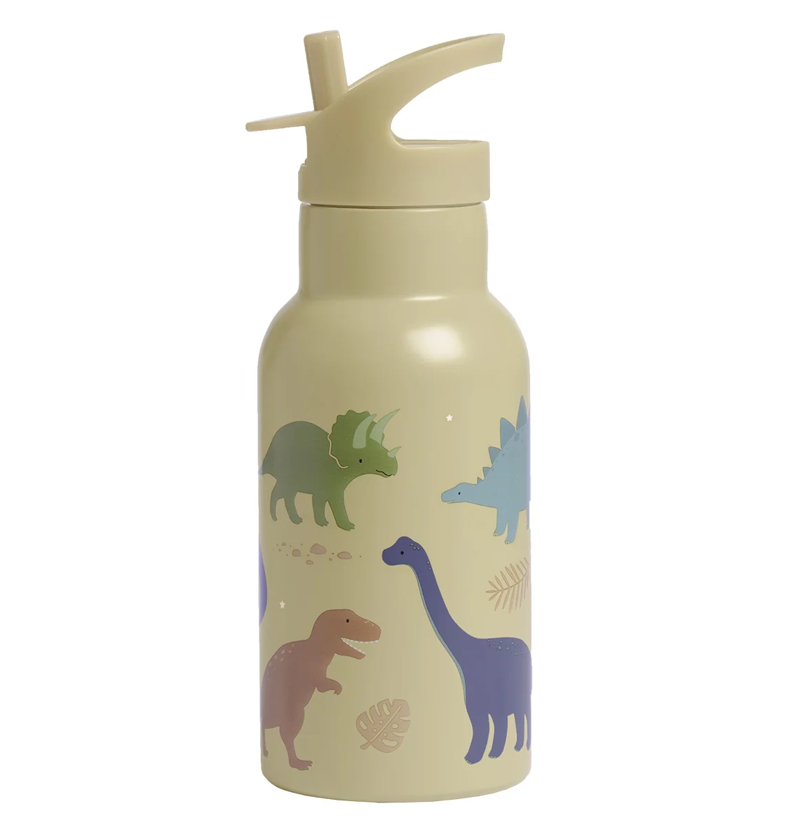 A Little Lovely Company nerezová lahev na pití, 350 ml - dinosauři