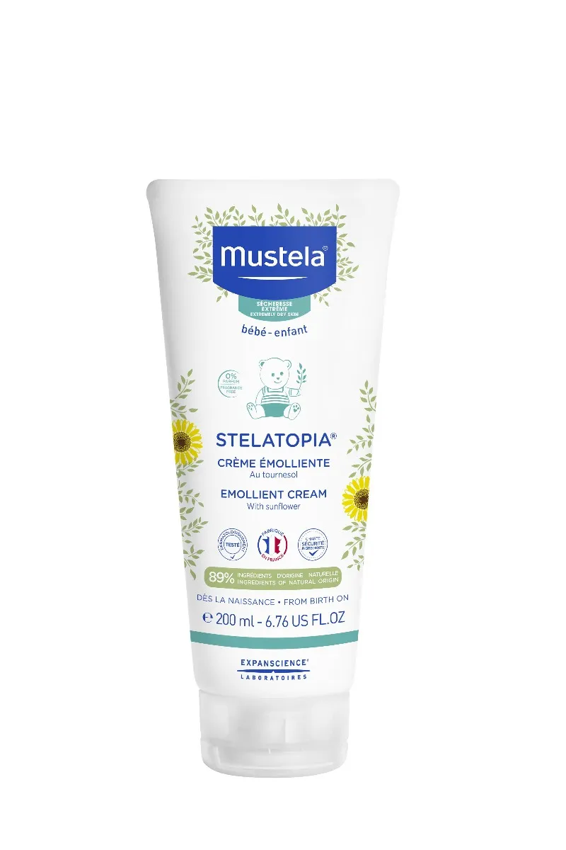 Mustela STELATOPIA Zvláčňující krém na atopickou pokožku 200 ml