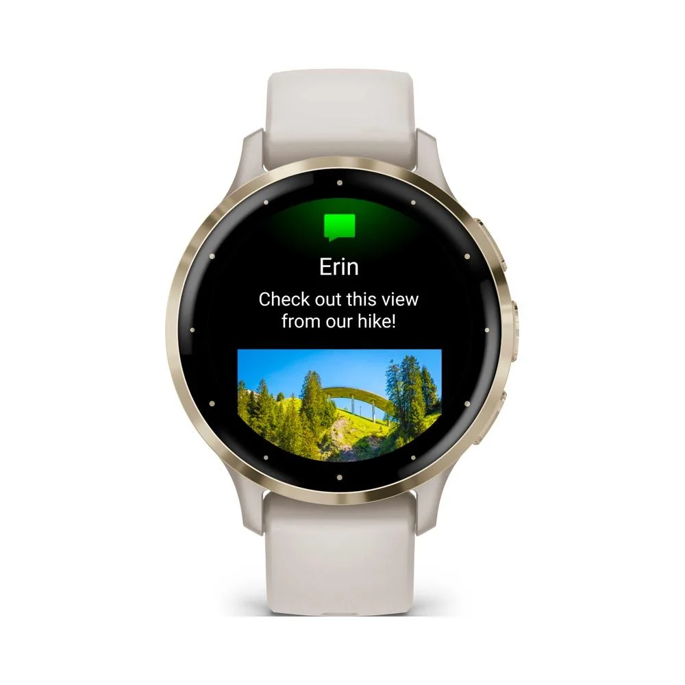 Garmin VENU 3S chytré hodinky Ivory/Soft Gold