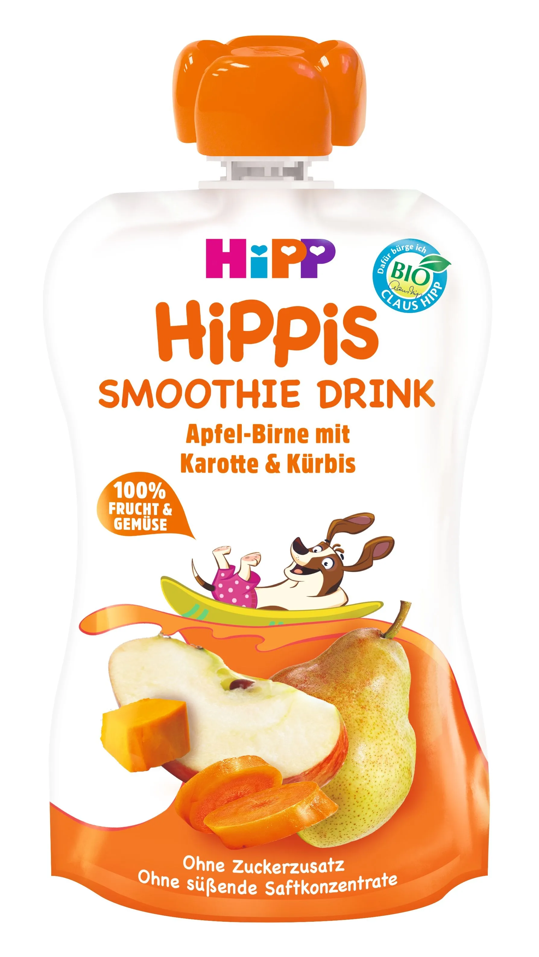 HiPP BIO Smoothie jablko-hruška-mrkev-dýně 120g