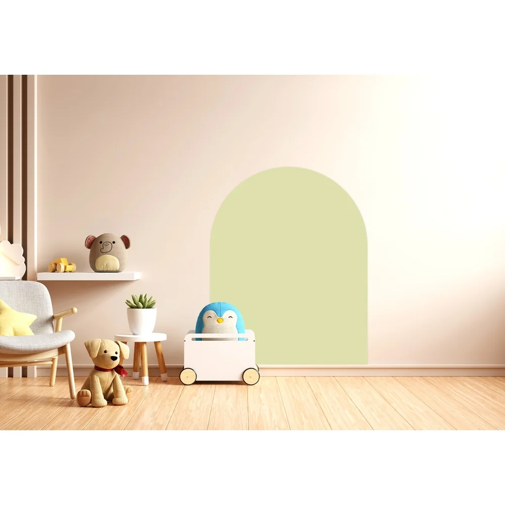 Cleverclixx Magnetická nástěnná fólie Soft Olive, 95 × 75 cm