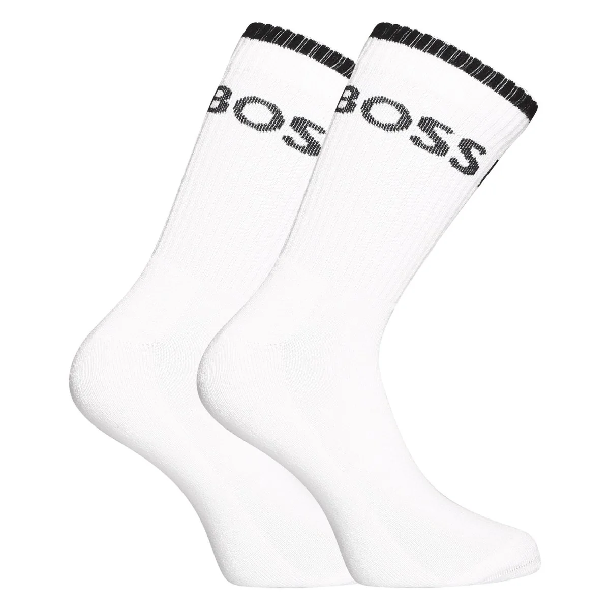 BOSS 6PACK ponožky vysoké bílé (50510168 100) L