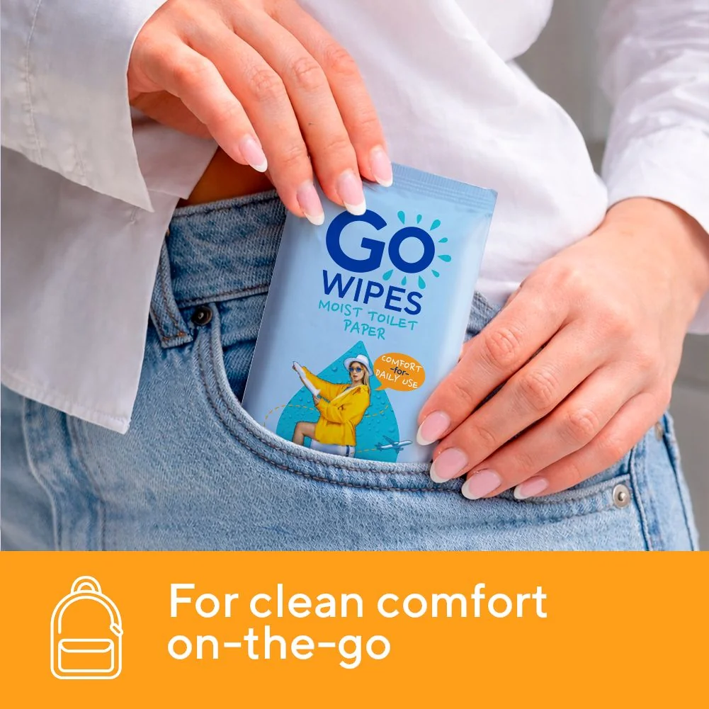 GoWipes Vlhčený toaletní papír Comfort Plastic Free 10 ks