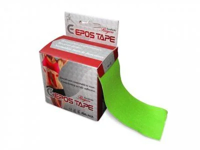 Epos Tape Kinesiotape hedvábí 5 cm x 5 m tejpovací páska limetka