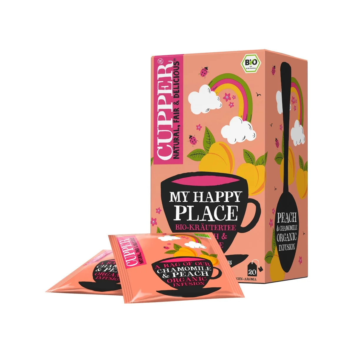 Cupper BIO My Happy Place porcovaný čaj 20x1,5 g