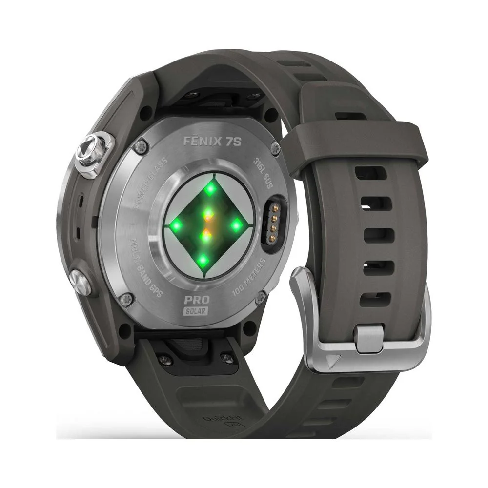 Garmin Fenix 7S Pro Solar edition chytré hodinky Steel/Black