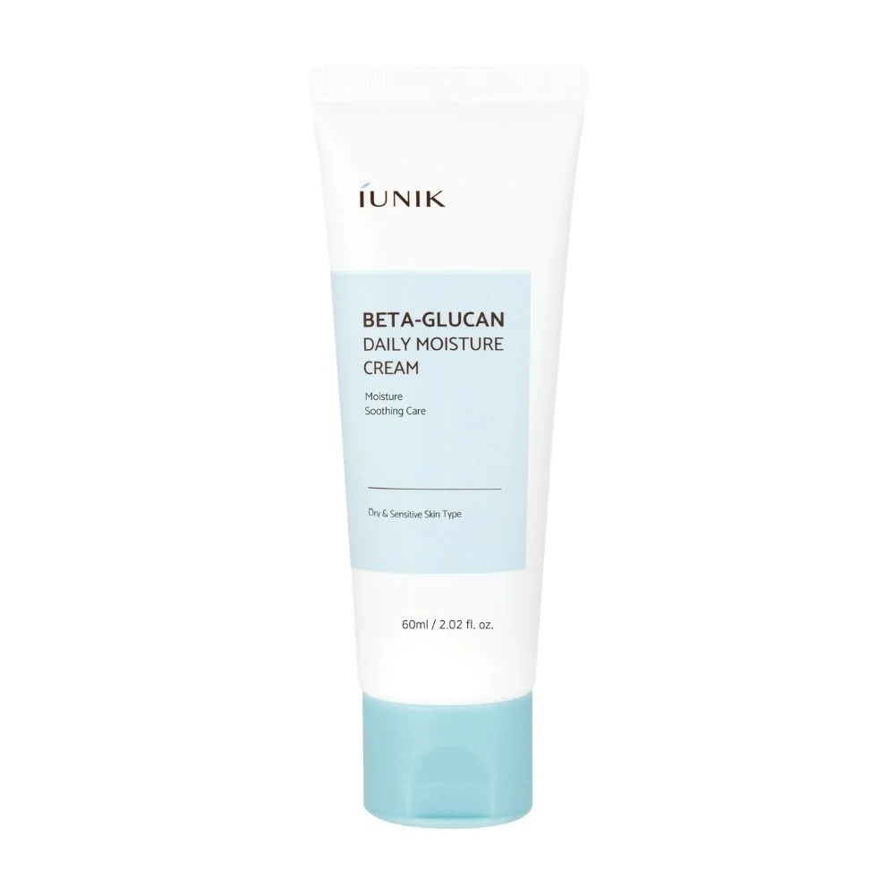 iUNIK Beta Glucan Daily Moisture Cream hydratační pleťový krém 60 ml