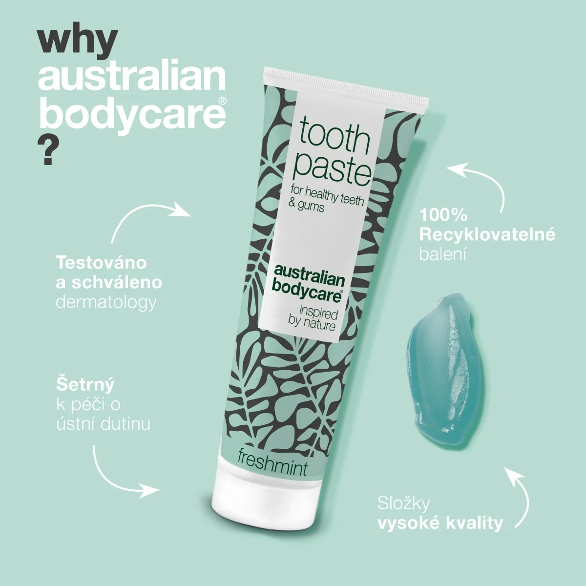 Australian Bodycare Tooth Paste Fresh Mint 75 ml