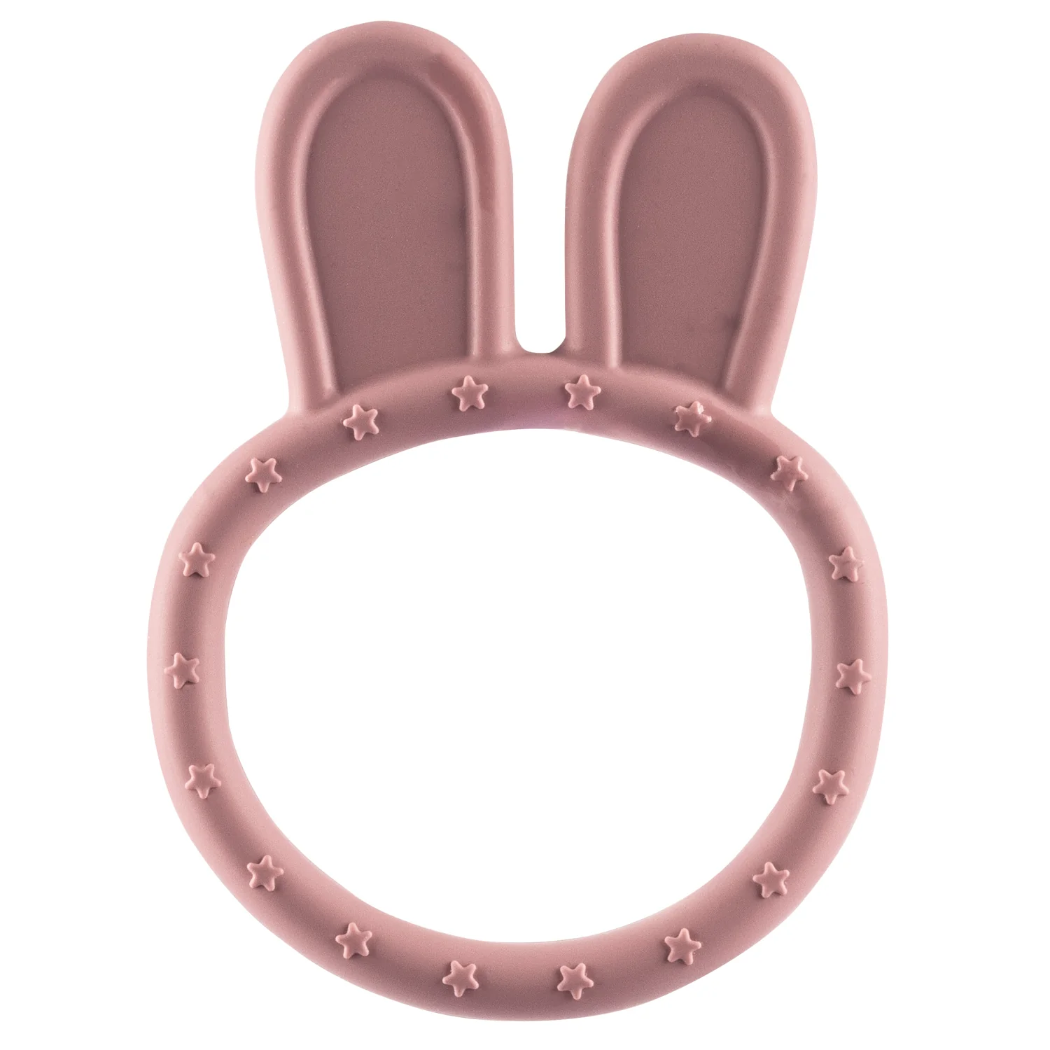 Zopa Silikonové kousátko Rabbit, Old Pink 2