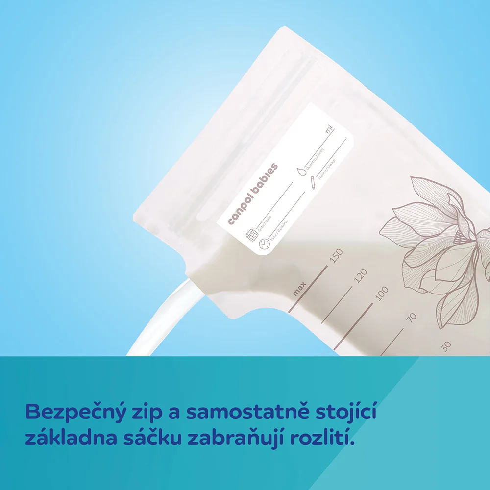 Canpol babies Sterilní sáčky k uchovávání odsátého mléka 20+5 ks