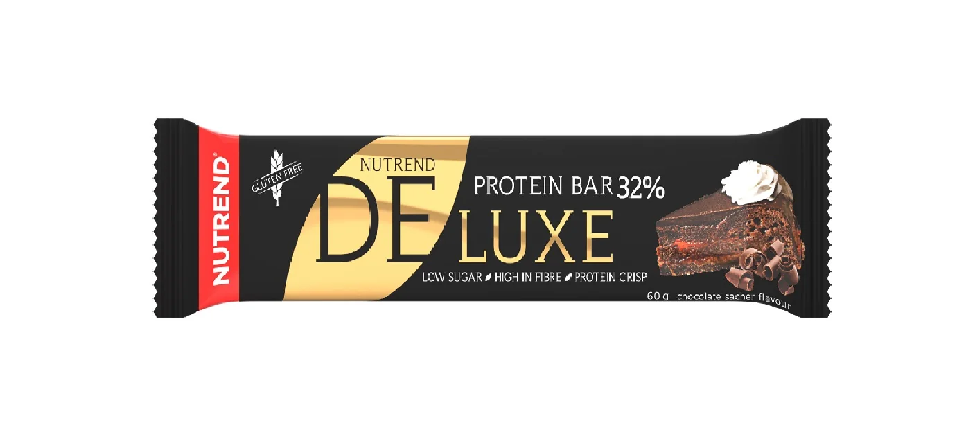 Nutrend Deluxe čokoládový sachr tyčinka 60 g