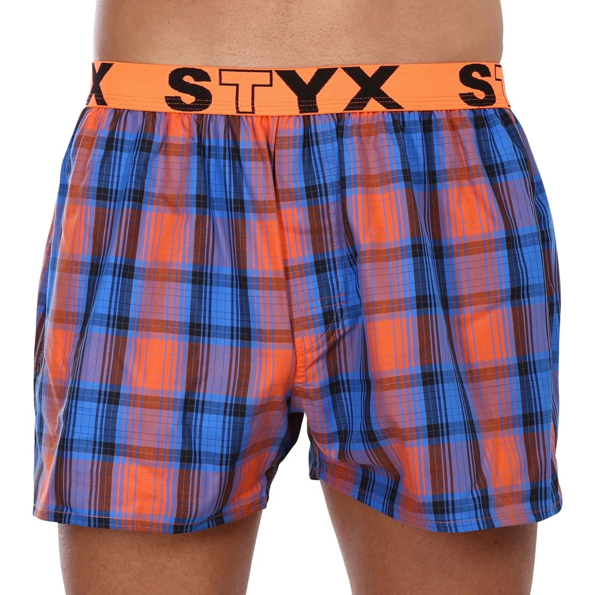 Styx 3PACK pánské trenky sportovní guma vícebarevné (3B100619) M