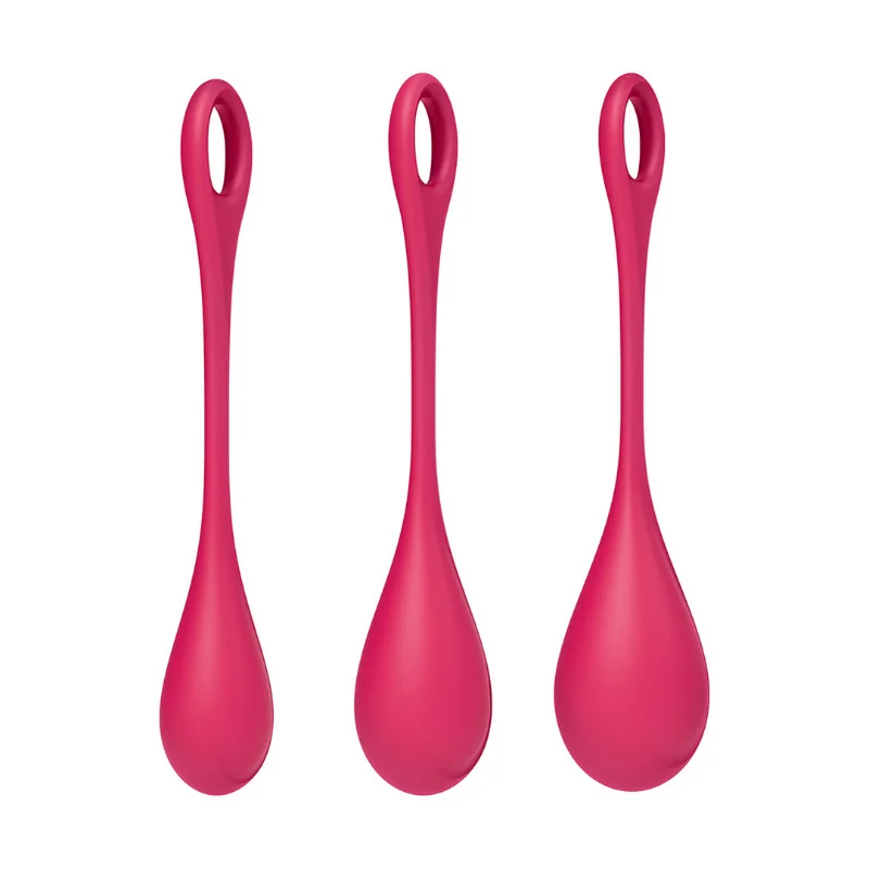 Satisfyer Sada Venušiných kuliček Yoni Power 1, růžová