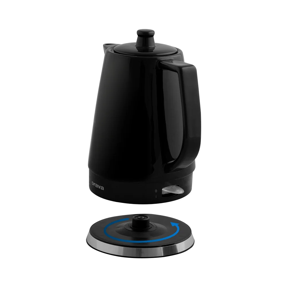Orava Keramická konvice 1,5l, černá