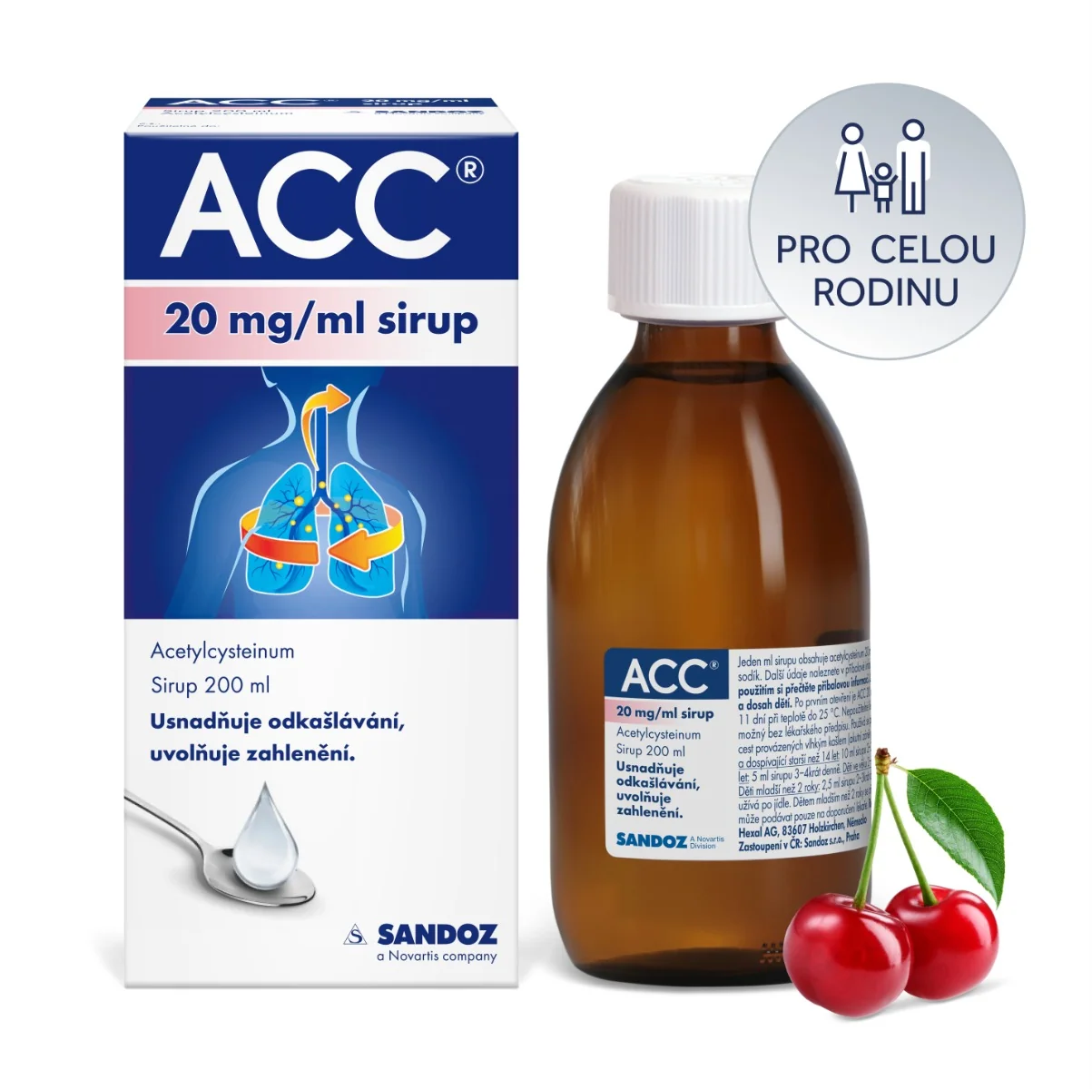 ACC 20 mg/ml sirup 200 ml