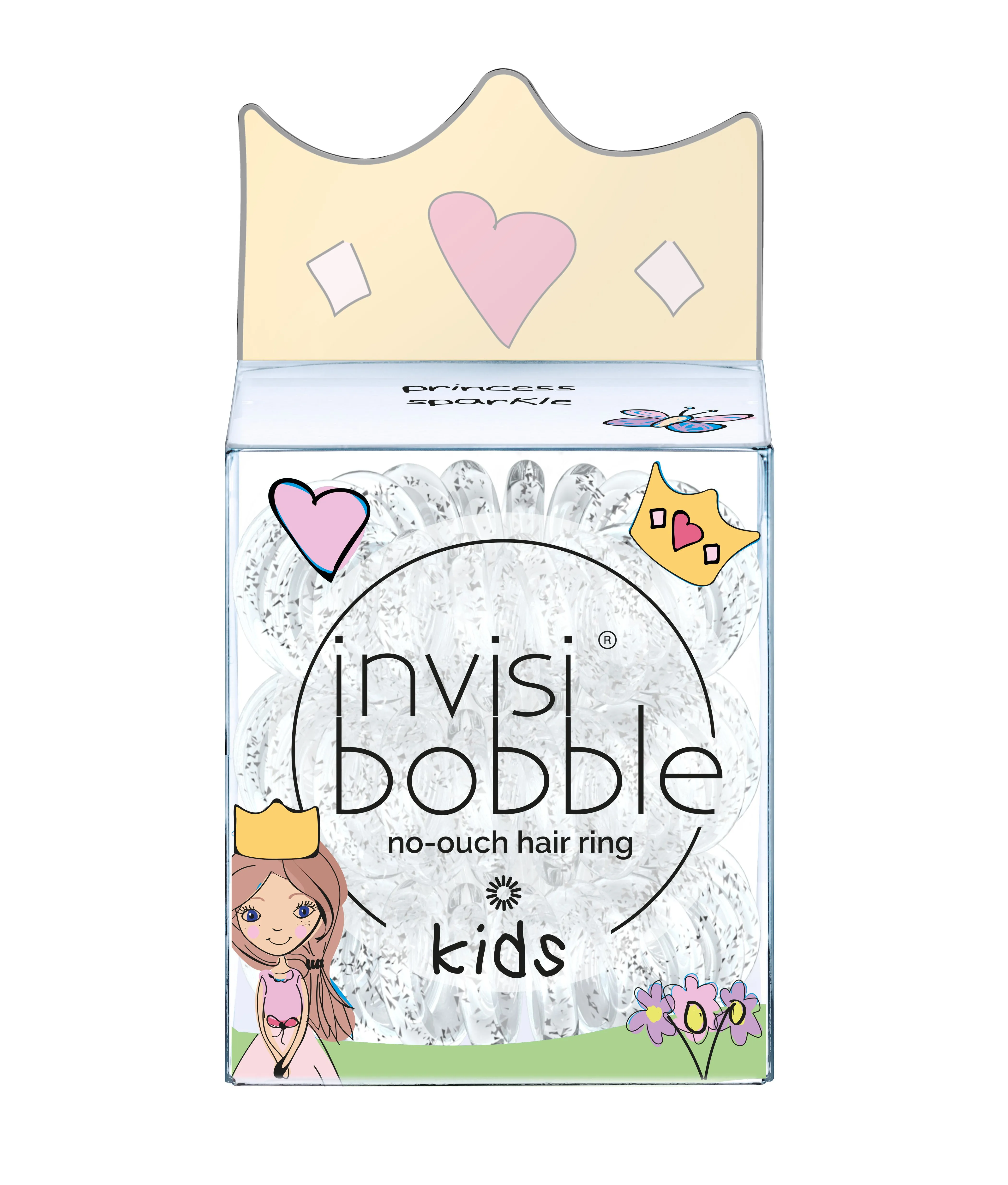 Invisibobble KIDS Princess Sparkle gumička do vlasů 3 ks