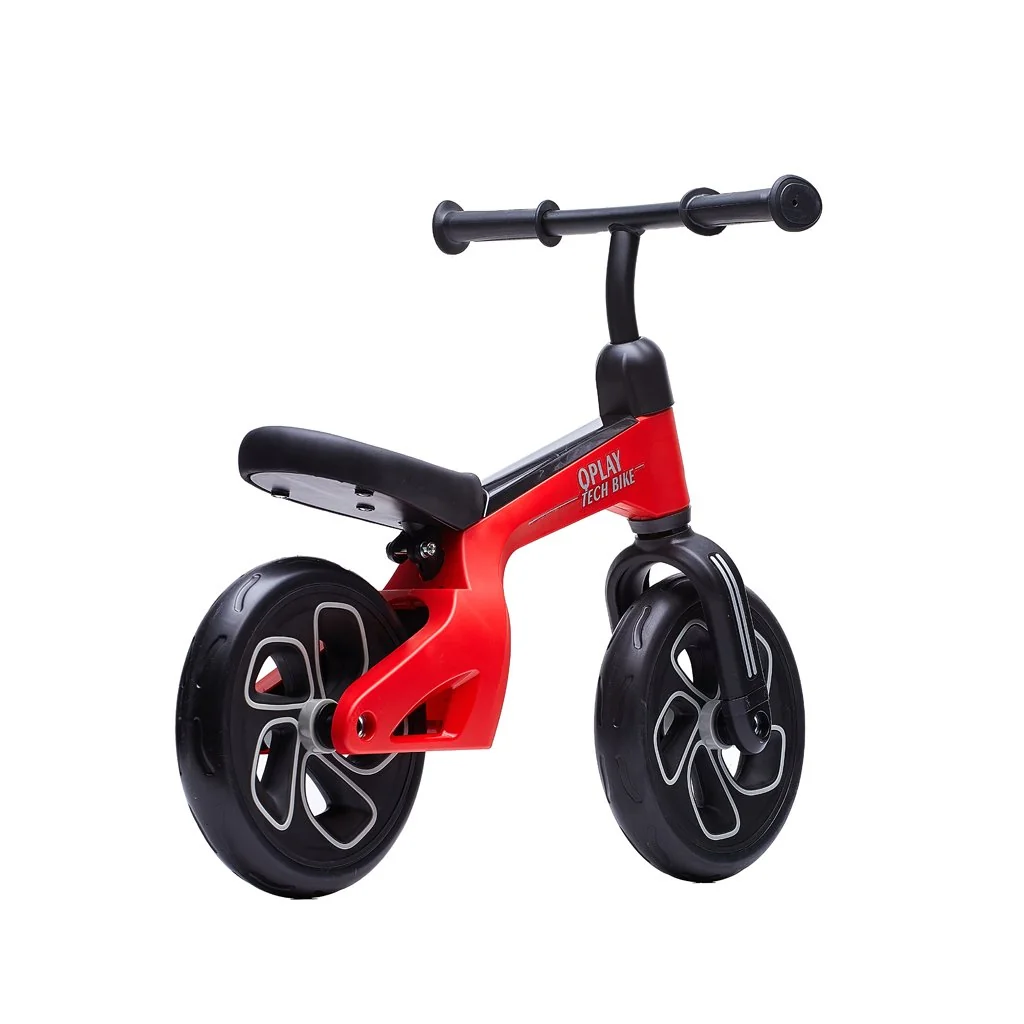 QPlay Odrážedlo Tech Red, věk 2 - 4 roky, do 30 kg