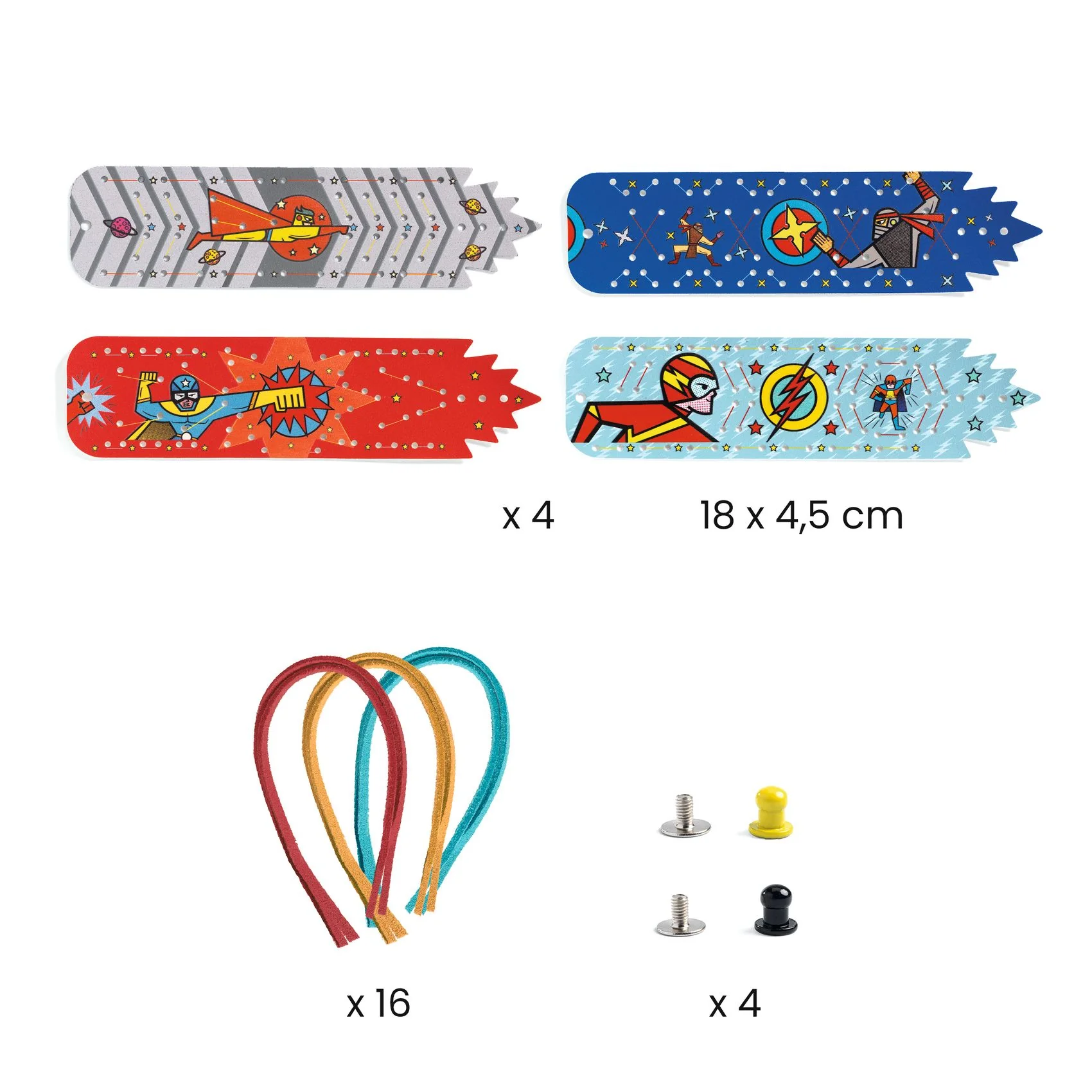 Djeco DIY Náramky pro superhrdiny