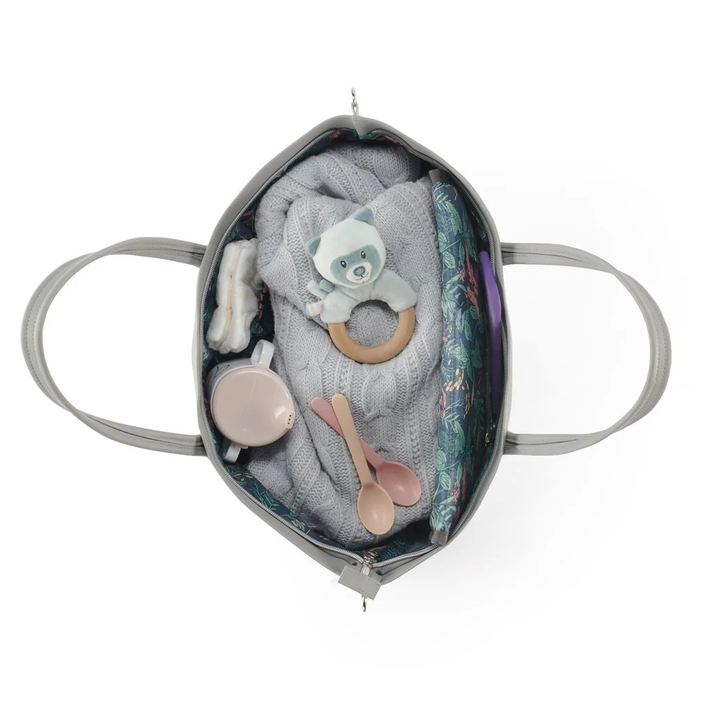 Kinderkraft select Taška přebalovací Treasurebag Light Grey Nature Vibes, Premium