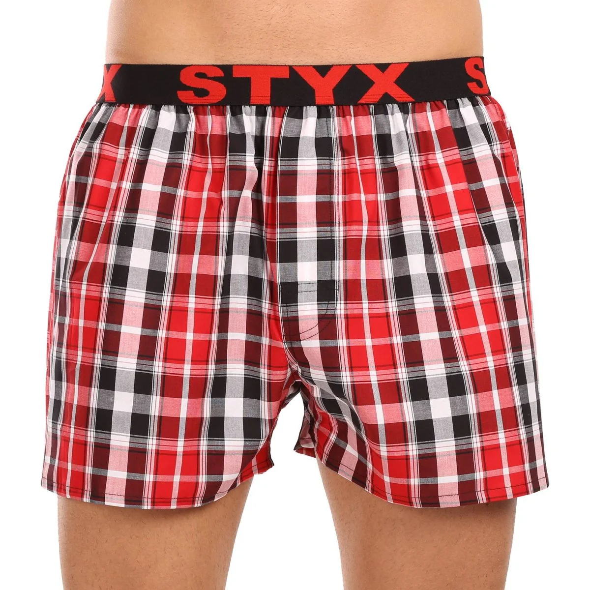 Styx Pánské trenky sportovní guma vícebarevné (B1035) XL