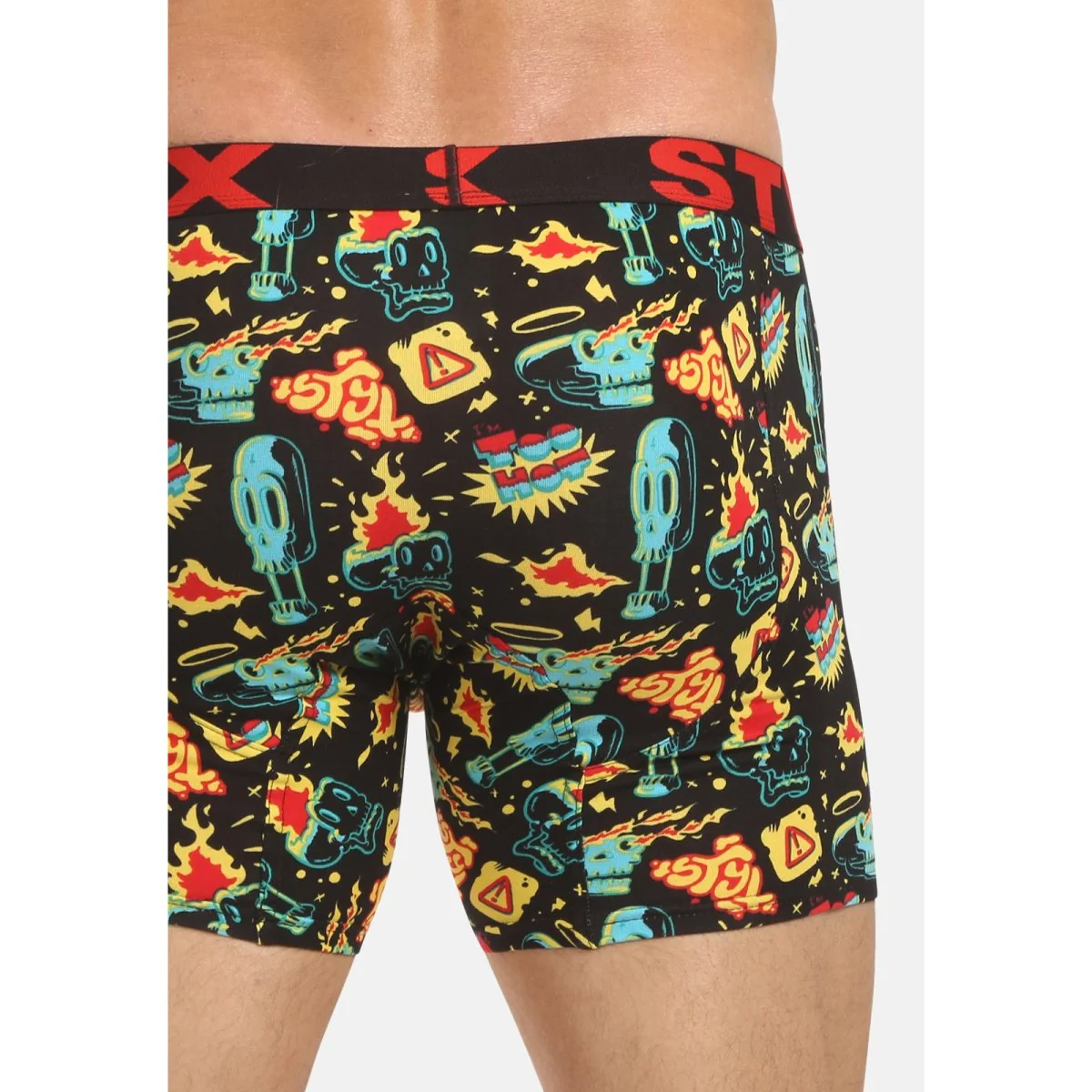 Styx Pánské boxerky long art sportovní guma toohot (UN1458) XXL