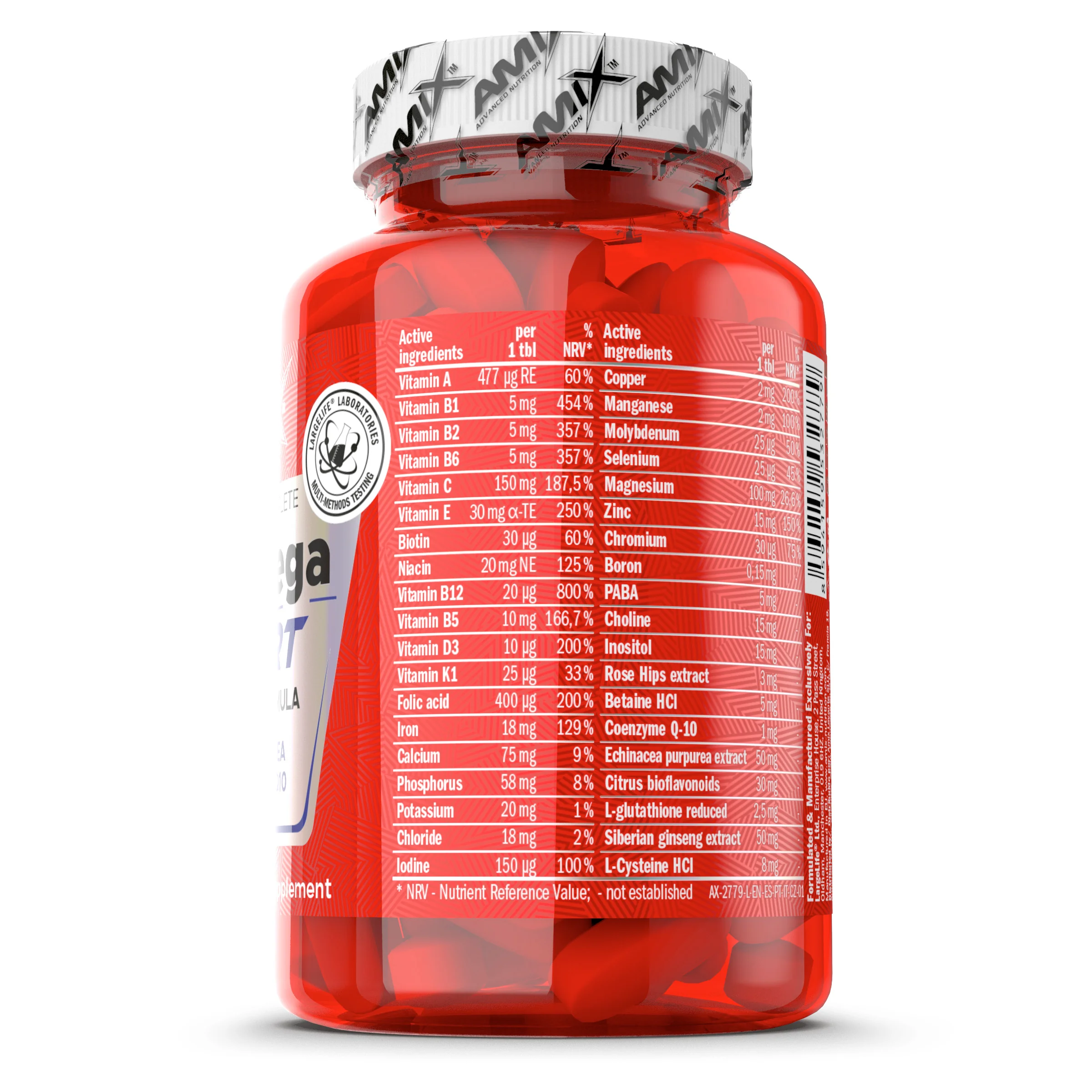 Amix Nutrition Multi Mega Sport Stack - 120 tablet 120 tablets