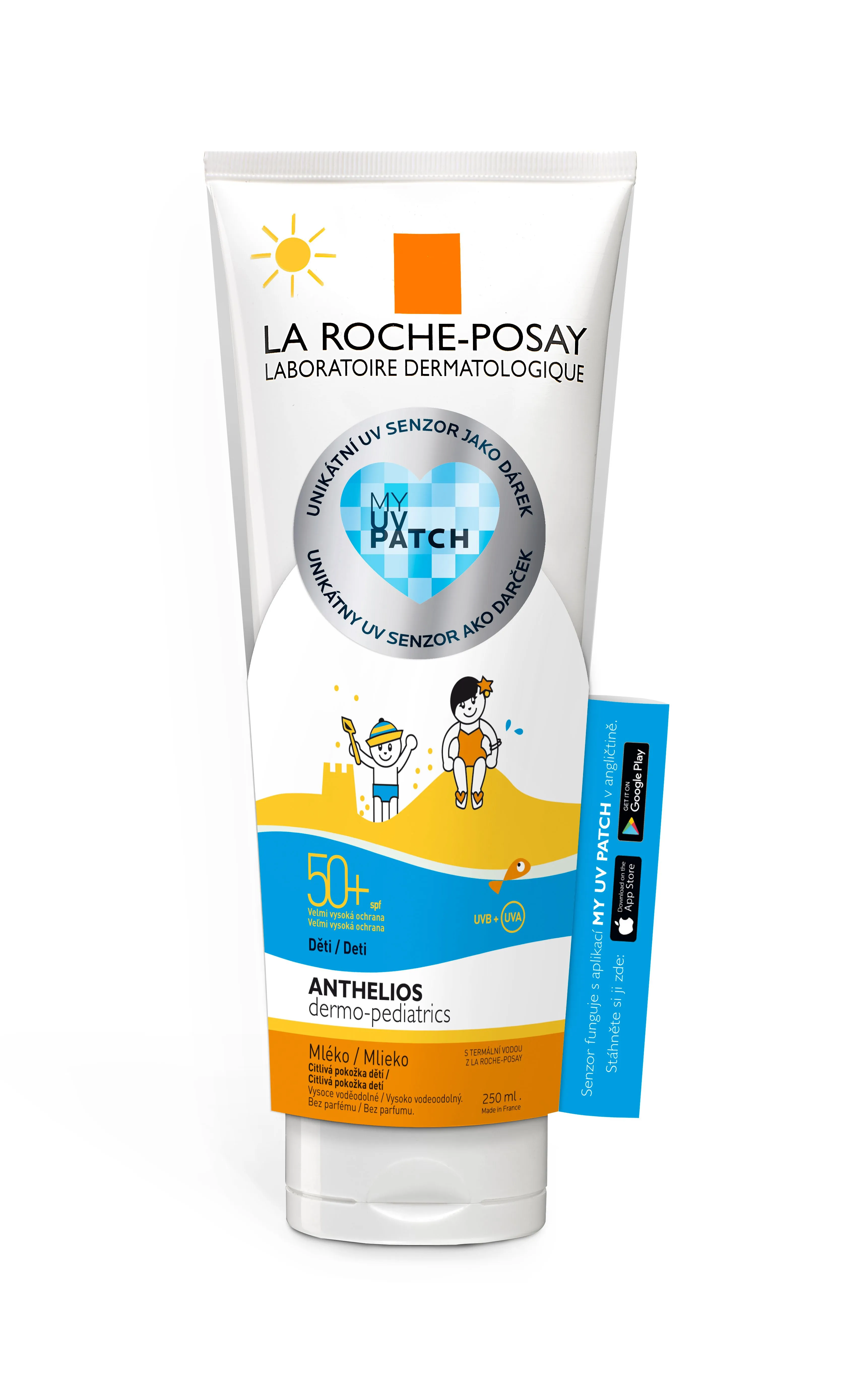 LA ROCHE-POSAY ANTHELIOS dětské mléko SPF50+ 250ml UV PATCH