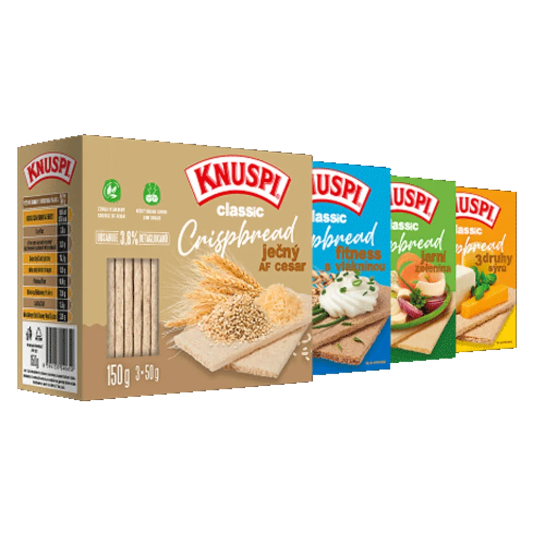 Knuspi Knuspi Crispbread 150g - jarní zelenina