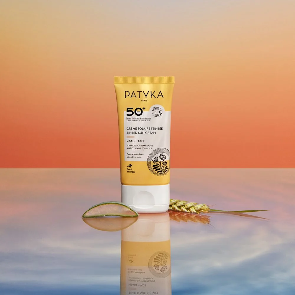 PATYKA Tinted Face Sun Cream SPF 50+ odstín natural tónovaný opalovací krém na obličej 40 ml