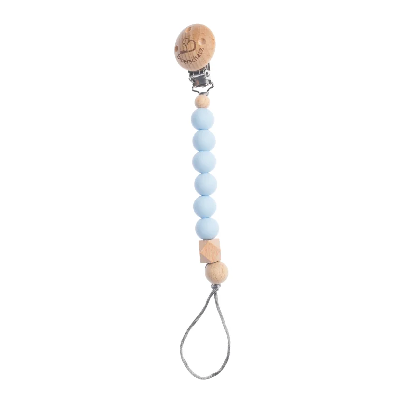 Biberschatz držák dudlíku Pastel Blue