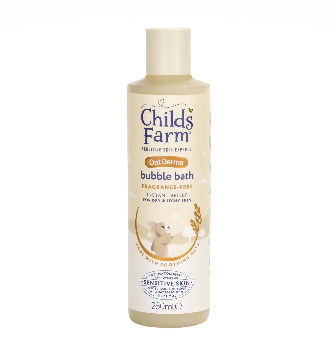 Childs Farm OatDerma Bublinková koupel bez parfemace 250 ml