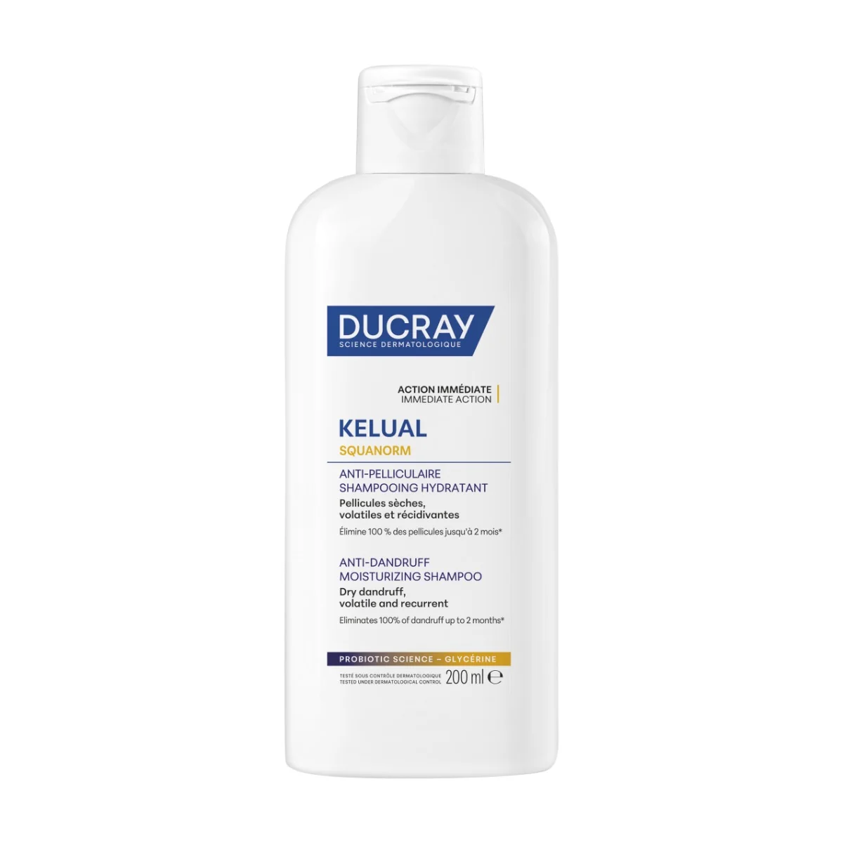 Ducray Kelual Squanorm Šampon hydratační na suché lupy 200 ml