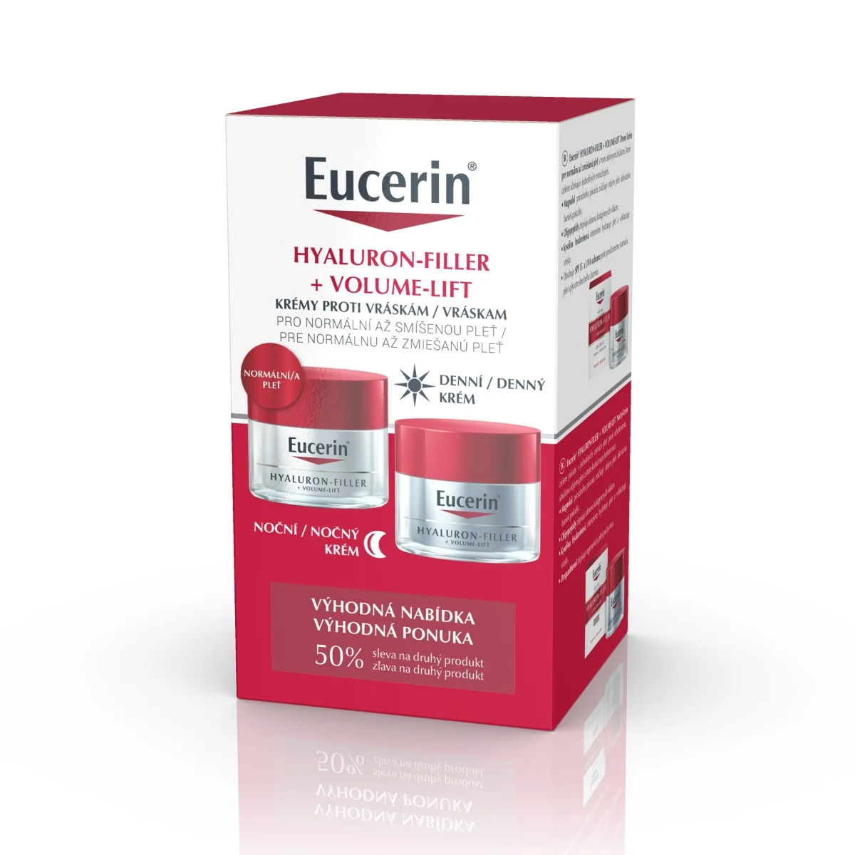 Eucerin Hyaluron-Filler + Volume-Lift duopack denní + noční krém