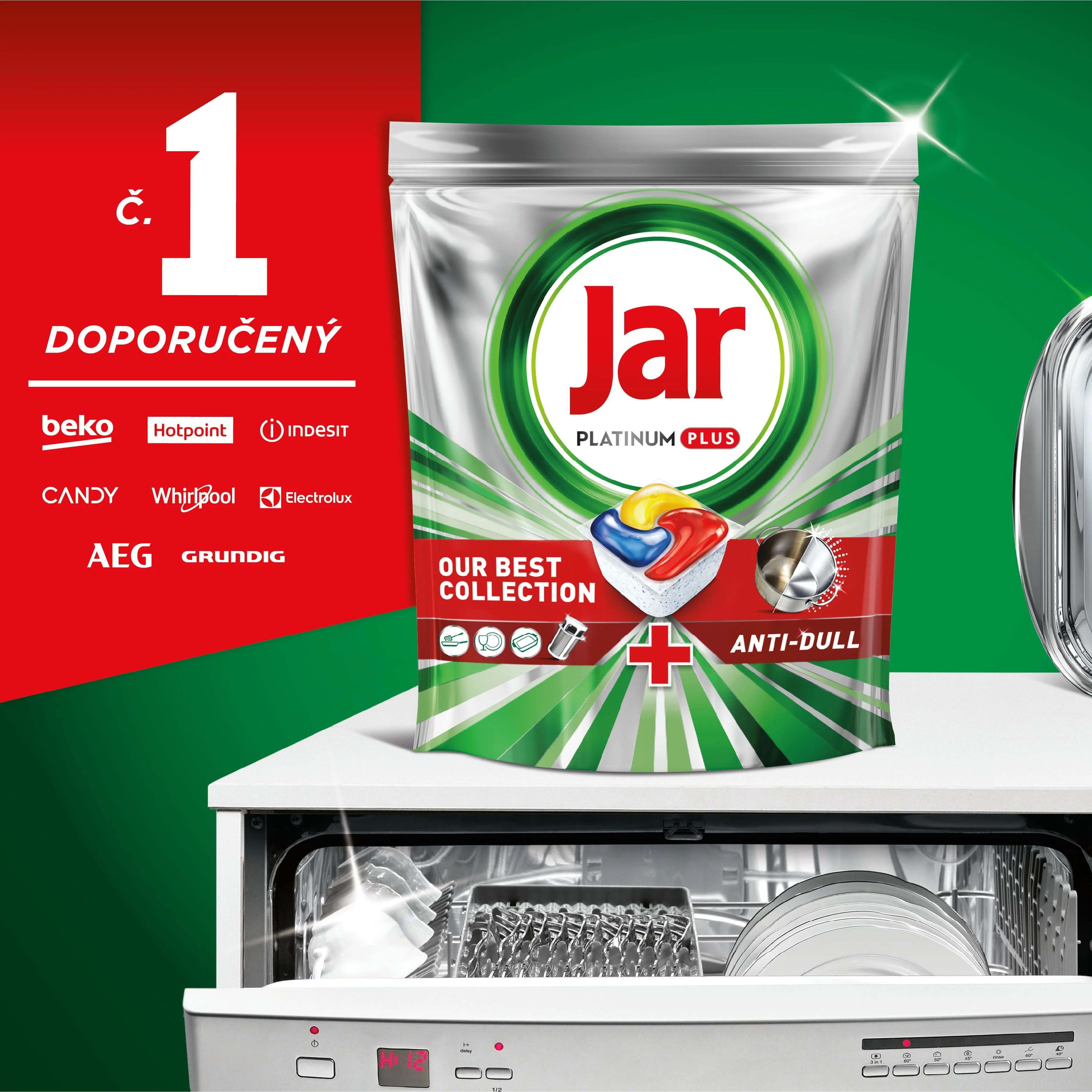 Jar Platinum Lemon kapsle do myčky 75 ks