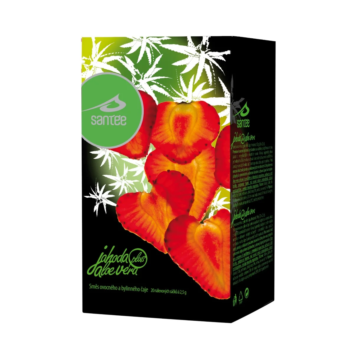 Santée Jahoda & Aloe vera porcovaný čaj 20x2,5 g