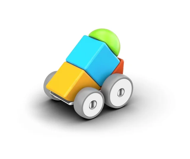 Geomag Magicube Auto magnetická stavebnice 10 dílků
