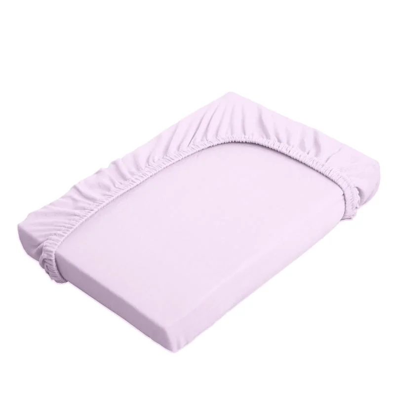 SCANquilt prostěradlo JERSEY ELASTIC LYCRA světle fialová 180 x 200 cm na výšku matrace až 30 cm