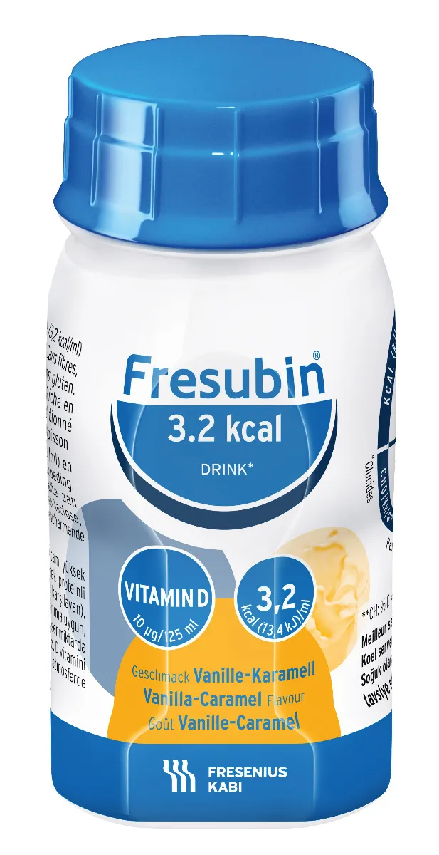 Fresubin 3,2 kcal DRINK Vanilka a karamel 4x125 ml
