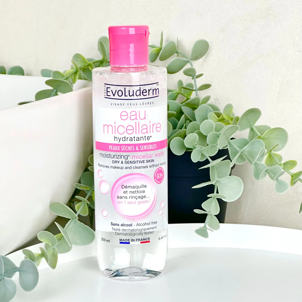Evoluderm Micelární voda pro suchou a citlivou pleť 250 ml
