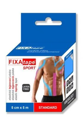 FIXAtape SPORT Standart 5 cm x 5 m tejpovací páska 1 ks modrá