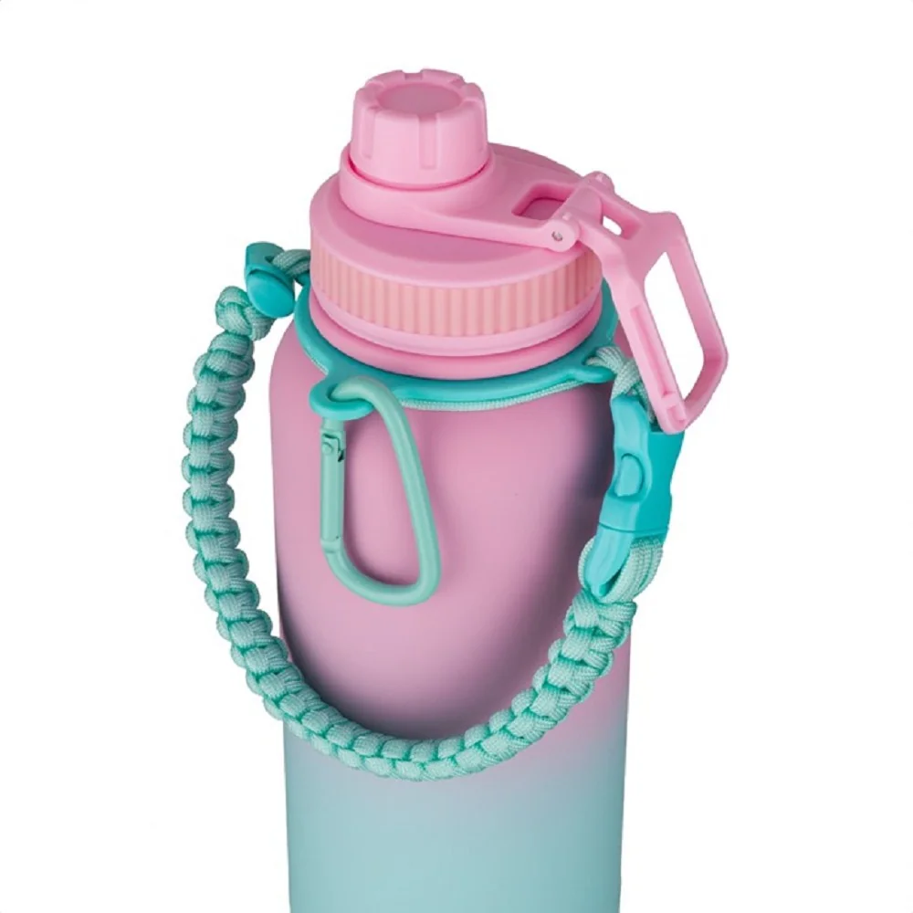 Oxybag OXY GRiP - termoska 950 ml, růžovo-modrá