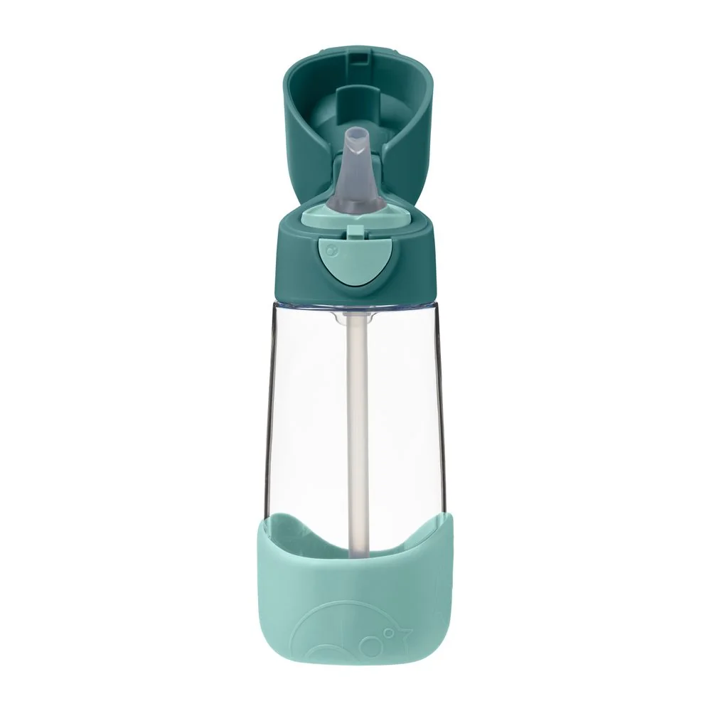 B.BOX Lahev na pití s brčkem 450 ml - emerald forest
