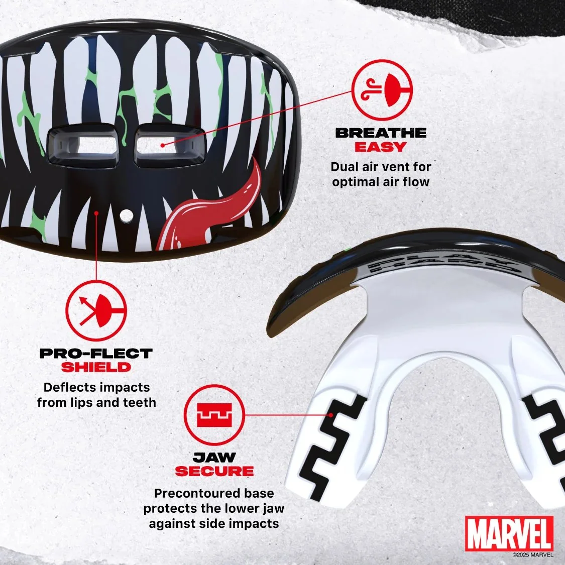SAFEJAWZ Chránič rtů Marvel Venom