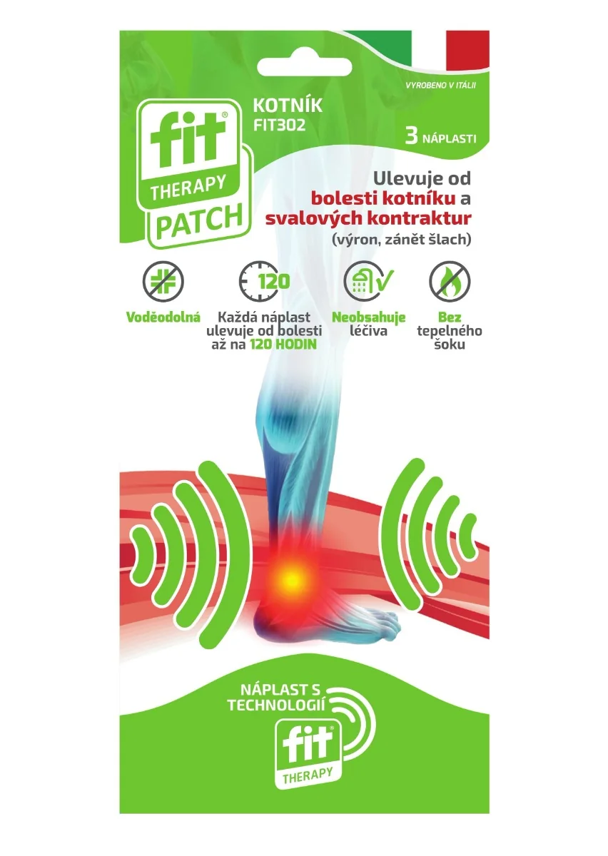 FIT Therapy Náplast na úlevu od bolesti kotník 3 ks