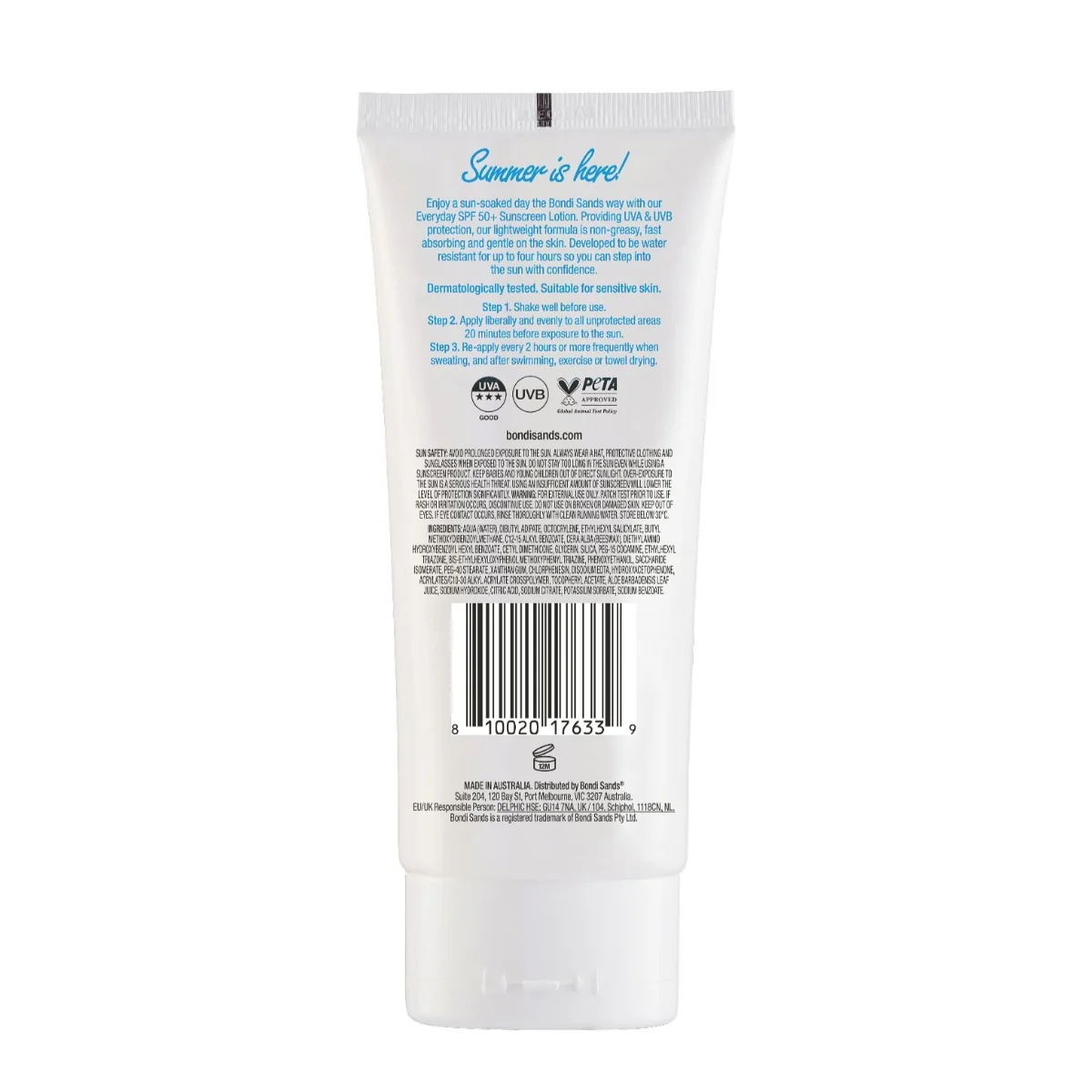 Bondi Sands Everyday Body Lotion SPF50+ opalovací mléko 150 ml