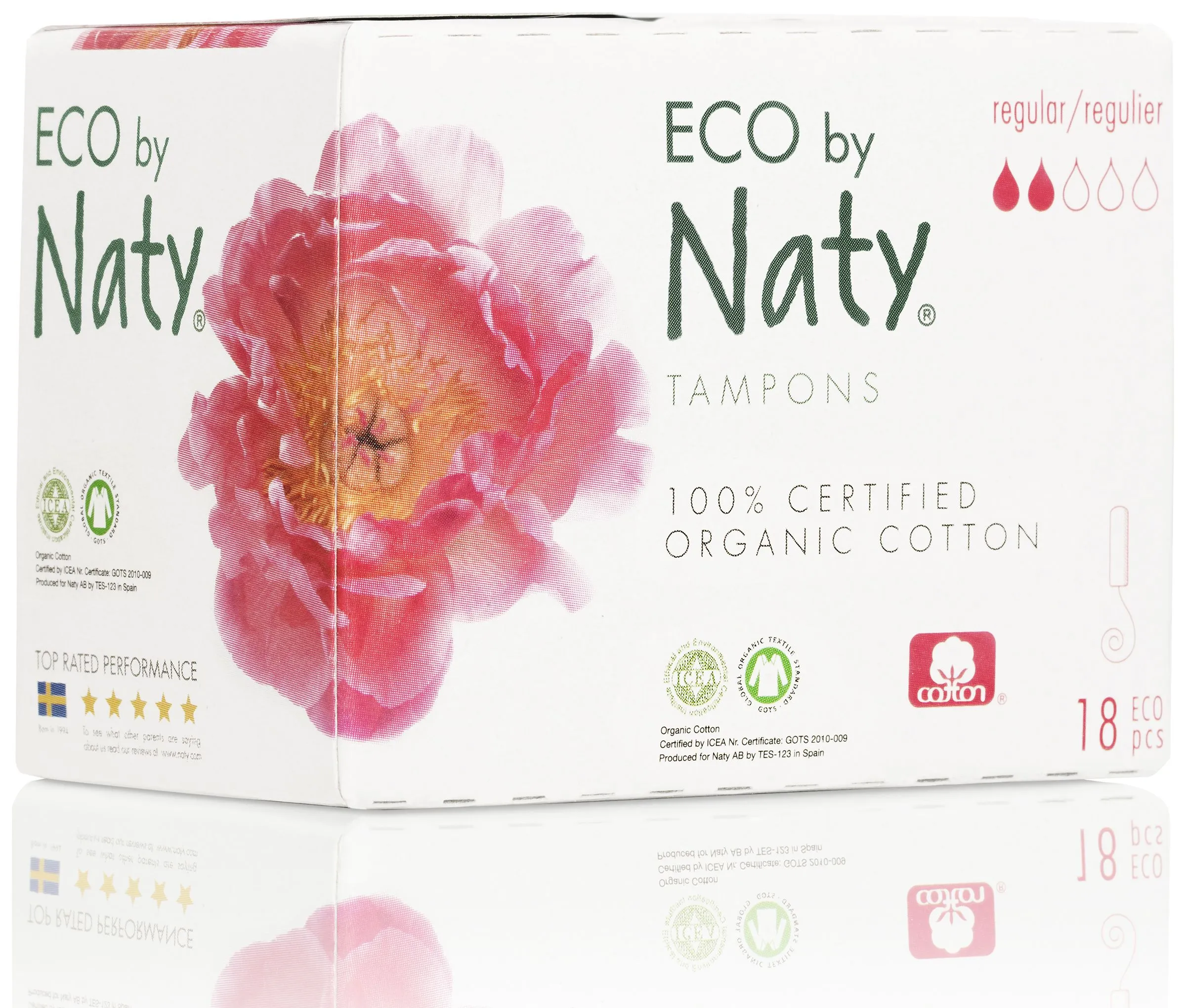 ECO by Naty Normal dámské tampóny 18 ks