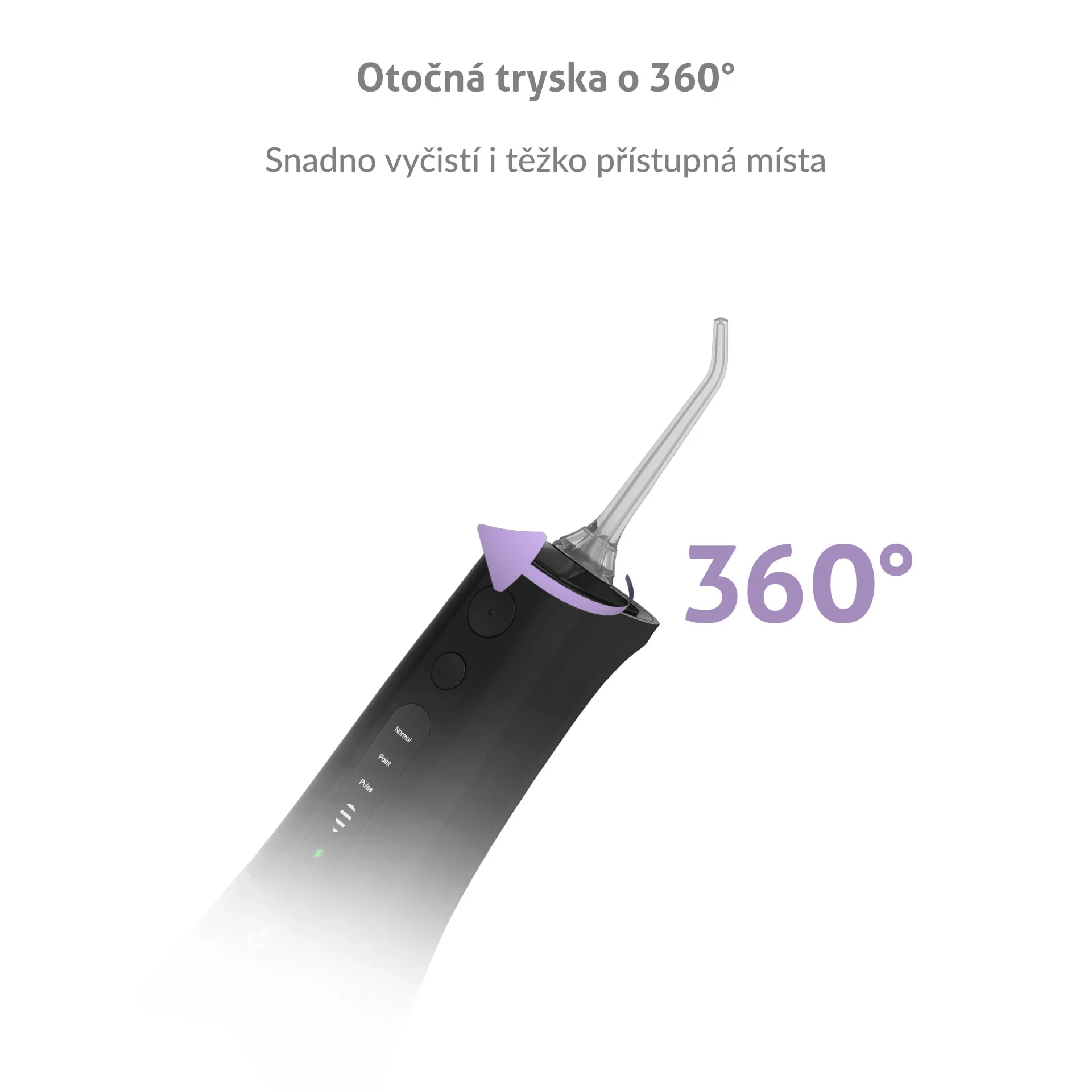 Truelife AquaFloss Compact L100 ústní sprcha černá